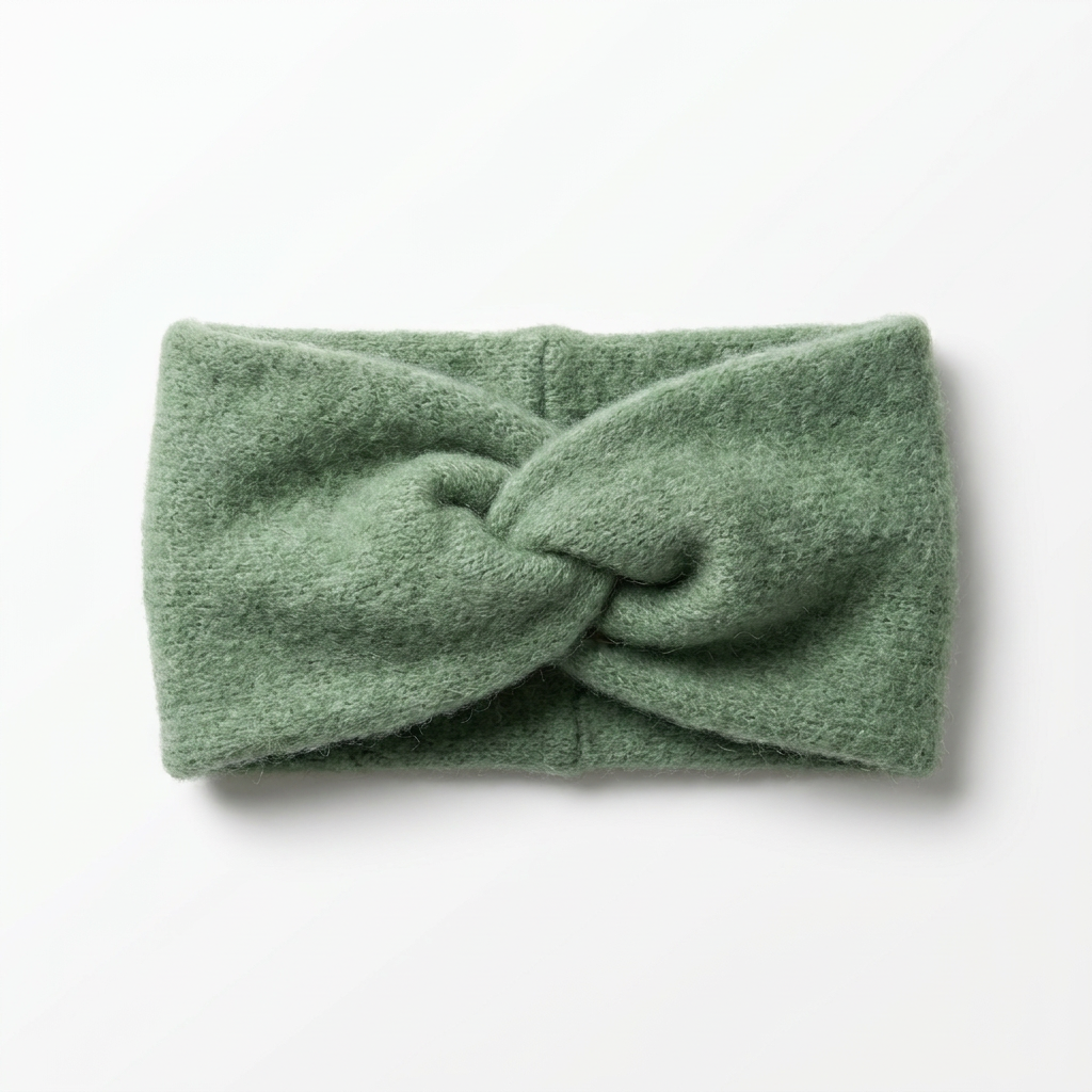 Stirnband Aplaca / Merino - Oliv