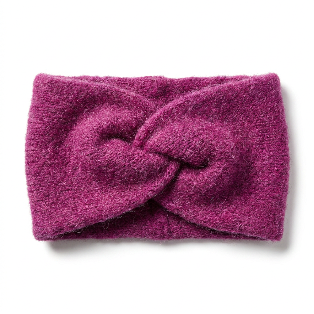 Stirnband Aplaca / Merino - Pink