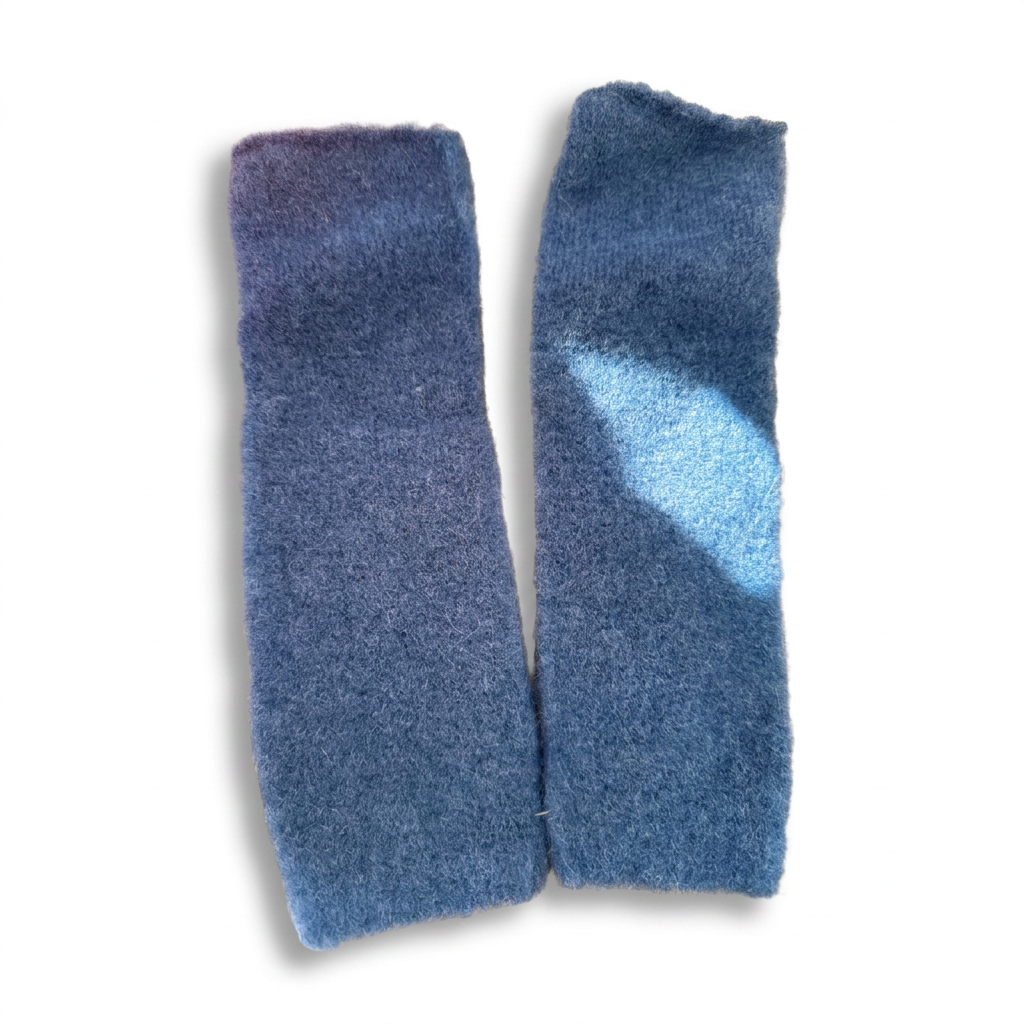 Stulpen Alpaca Merino - Hellblau