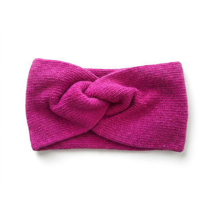 Stirnband Merino / Cashmere - Lila