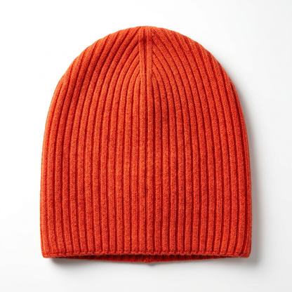 Beanie gerippt - Fuchsia