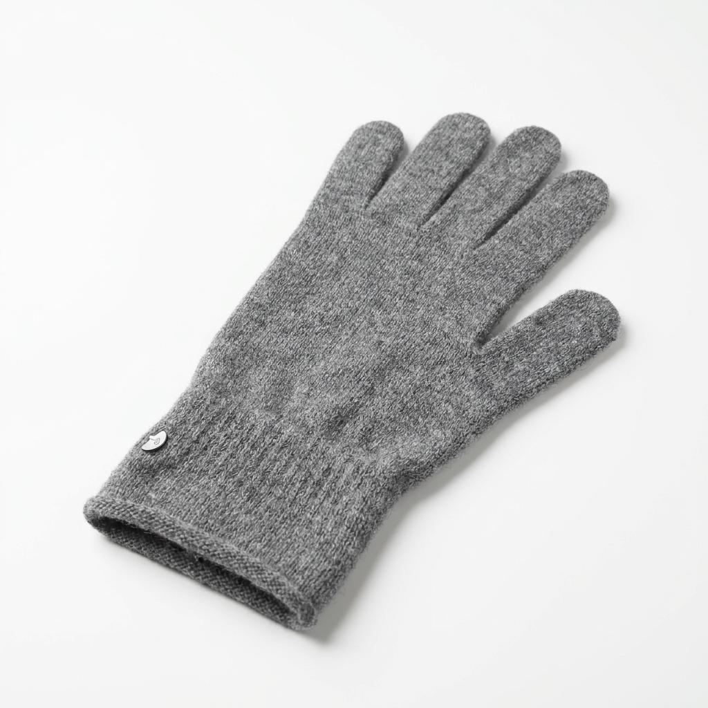 Handschuhe Merino Cashmere - Hellgrau