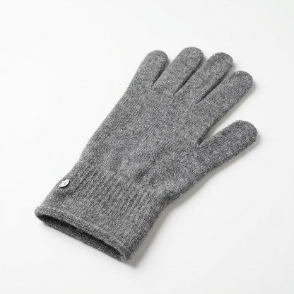 Handschuhe Merino Cashmere - Hellgrau