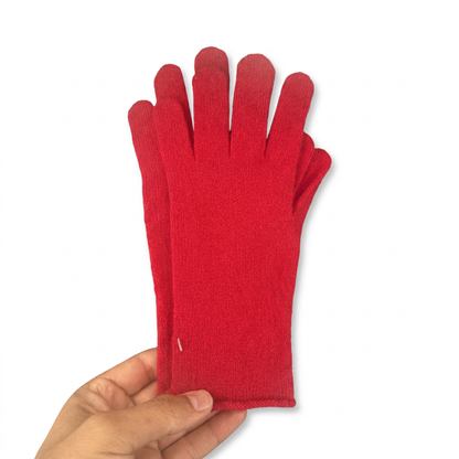 Handschuhe Merino Cashmere - Rot
