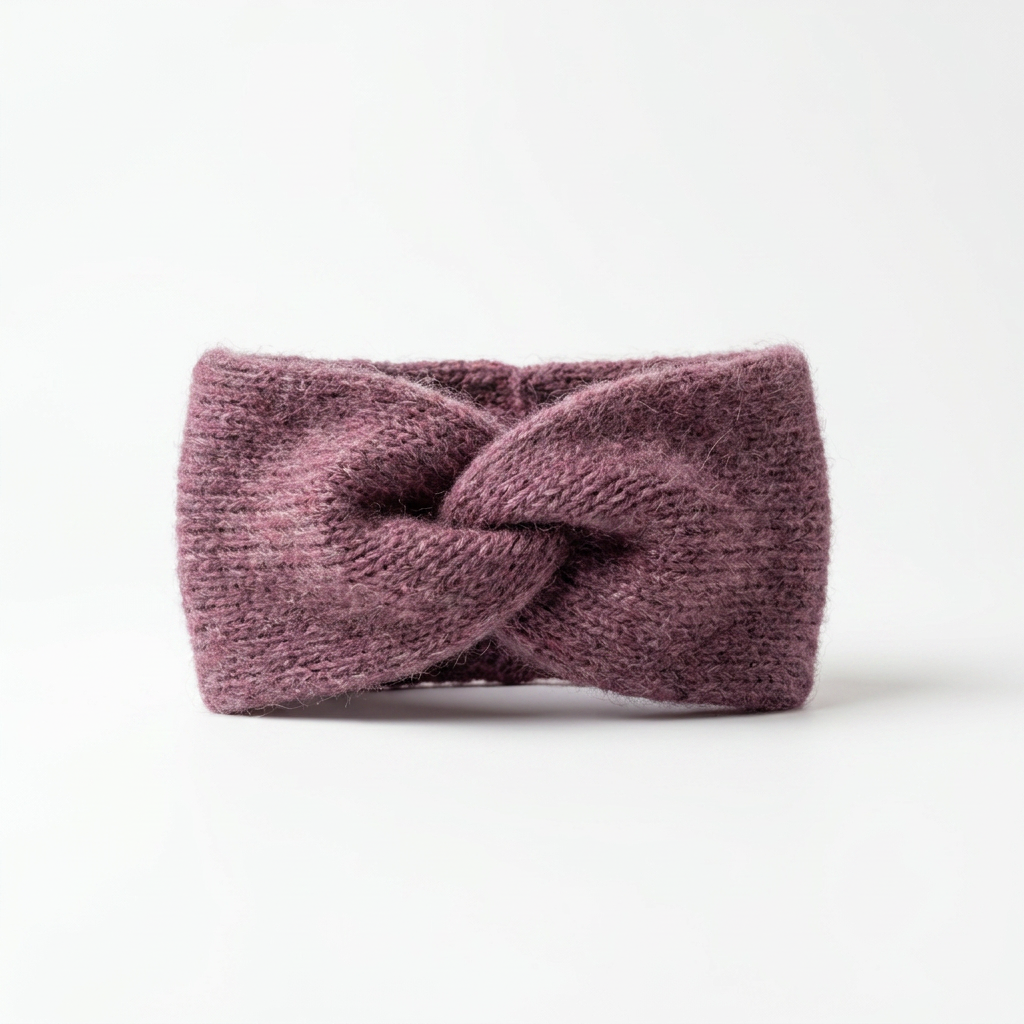 Stirnband Aplaca / Merino - Flieder