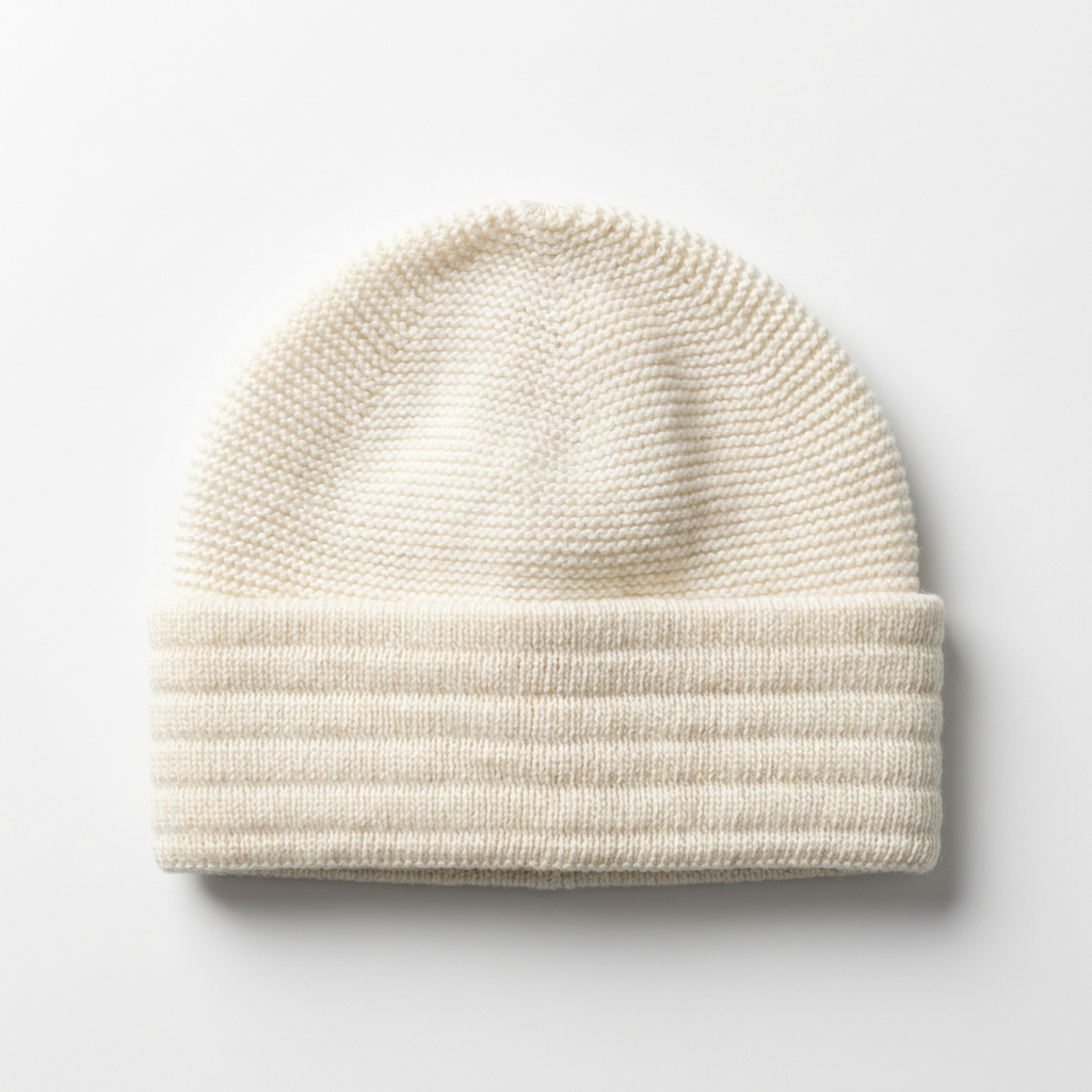 Umschlagmütze - Beige