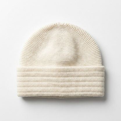 Umschlagmütze - Beige