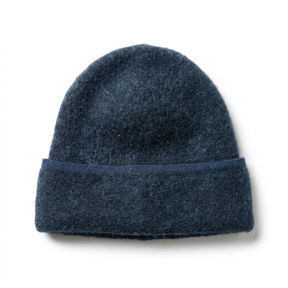 Umschlagmütze Alpaka - Navy