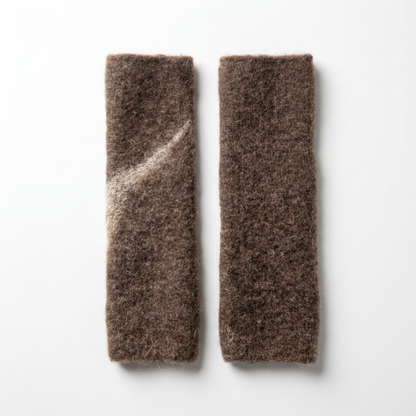 Stulpen Alpaca Merino - Braun