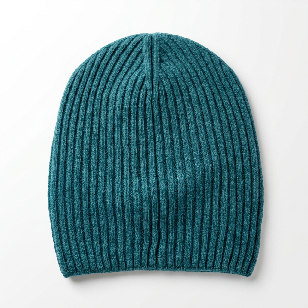 Beanie gerippt - Petrol