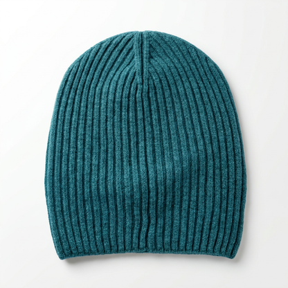 Beanie gerippt - Petrol