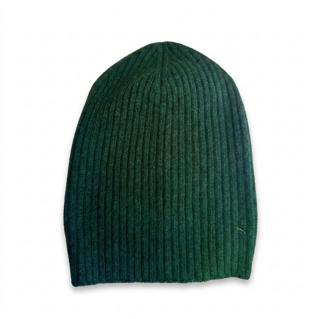 Beanie gerippt - Grün