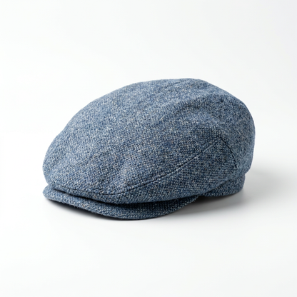 Schiebermütze Schurwolle - Blau