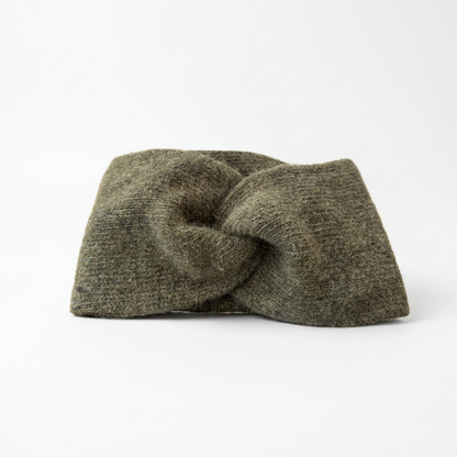 Stirnband Merino / Cashmere - Oliv