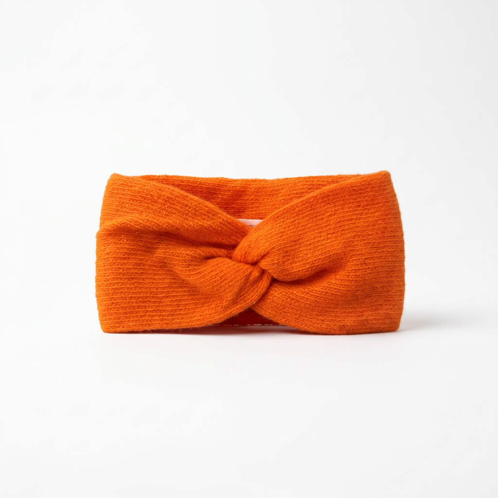 Stirnband Merino / Cashmere - Orange