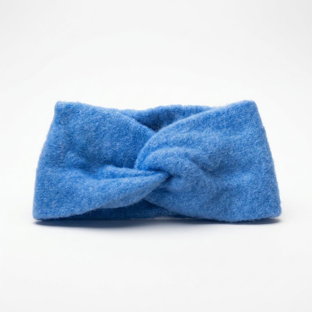 Stirnband Aplaca / Merino - Hellblau