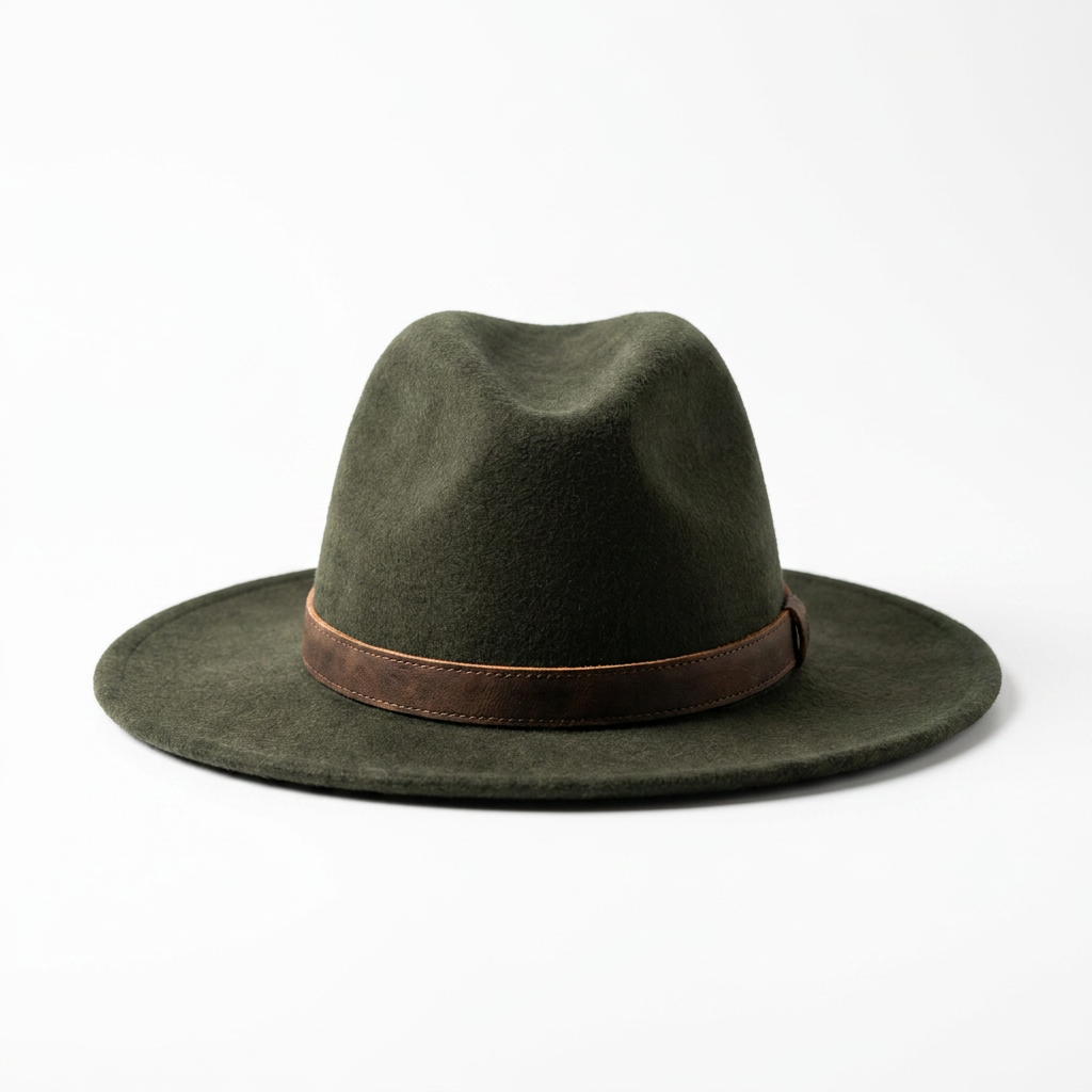 Rückansicht Herren Wollfilzhut Traveller Style extra breit
