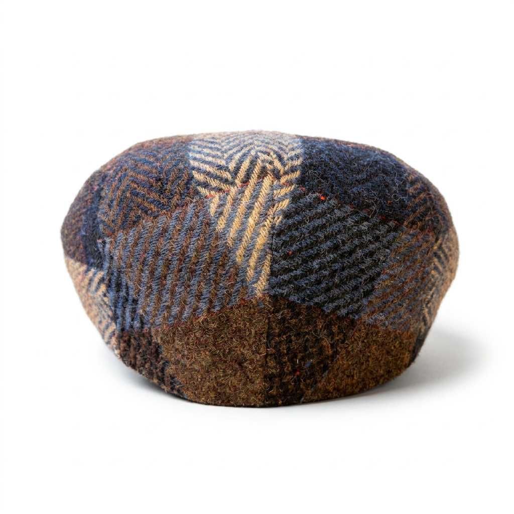 Flatcap Patchwork Rückansicht