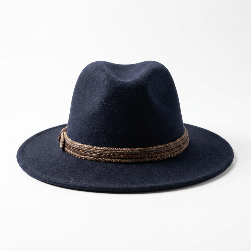 Herren Wollfilzhut Traveller Style Rückansicht