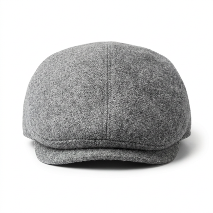 Flatcap Hellgrau Vorderansicht