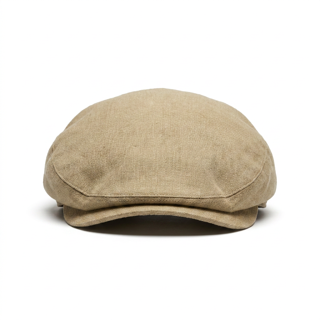 Schiebermütze Taupe Vorderansicht