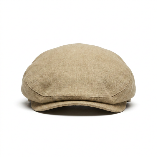 Schiebermütze Taupe Vorderansicht