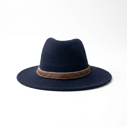 Herren Wollfilzhut Traveller Style Vorderansicht