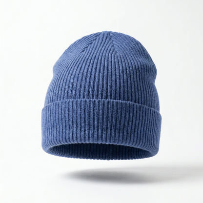 Beanie teils gerippt Vorderansicht