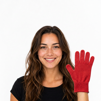 Handschuhe Merino Cashmere - getragen
