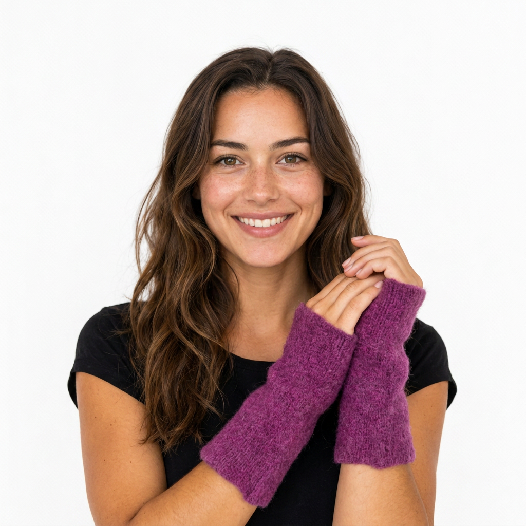 Stulpen Alpaca Merino - getragen