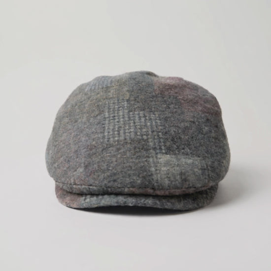 Video der Flatcap in Oliv aus Leinen