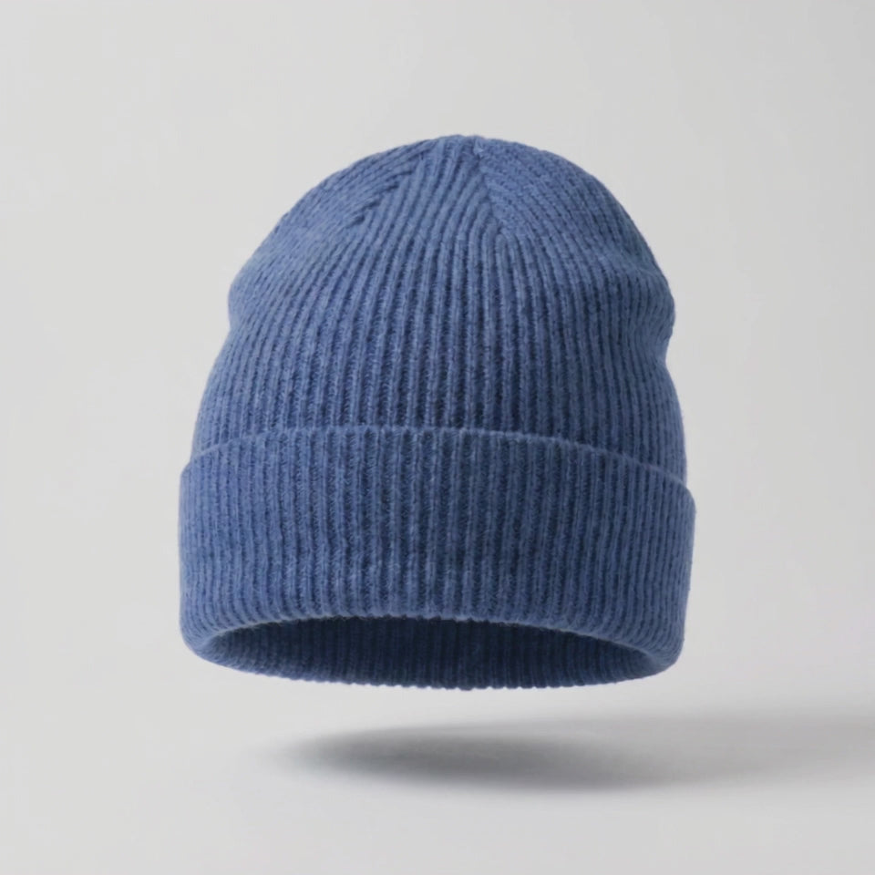 Beanie teils gerippt