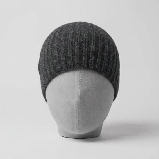 Beanie gerippt