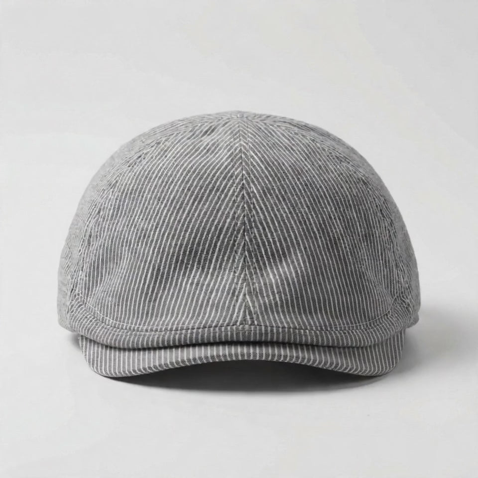 Produktvideo der Flat Cap Bicolor Blau-Weiß