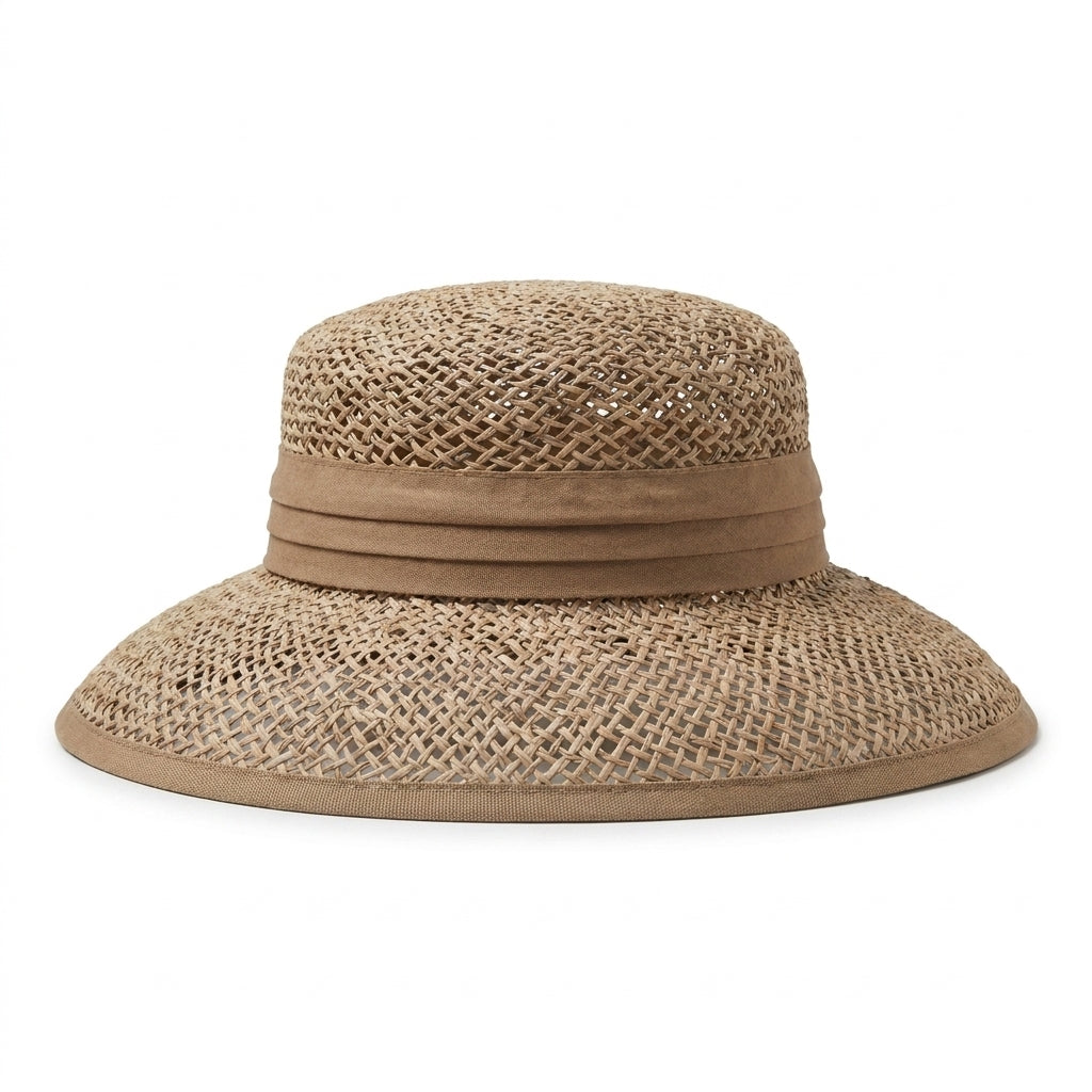 Linke Seitenansicht der Seegraß-Cloche in Natur