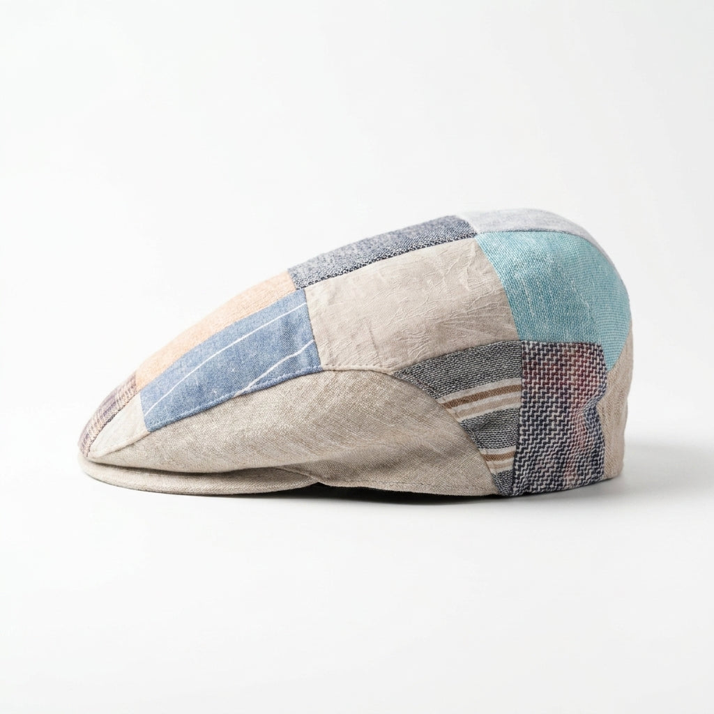 Flatcap Patchwork linke Seitenansicht