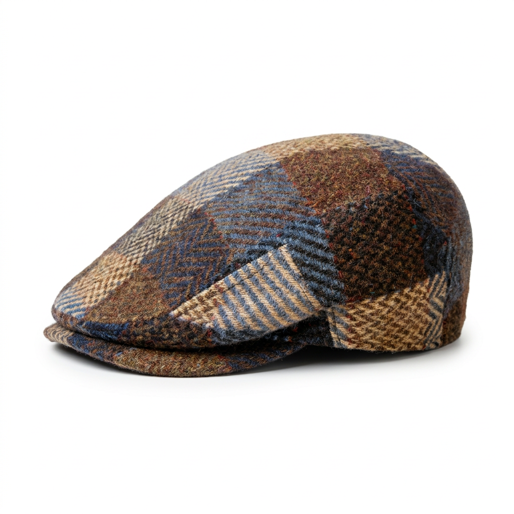 Flatcap Patchwork rechte Seitenansicht